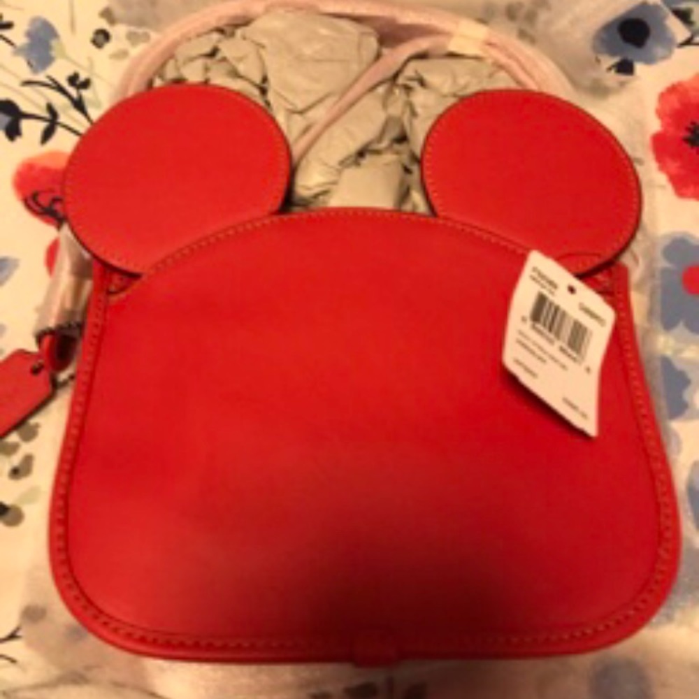 Coach x Disney "Ears" Patricia Saddlebag BNWT